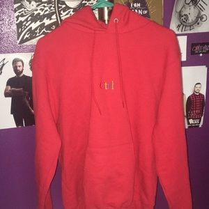 Red Champion Hoodie
